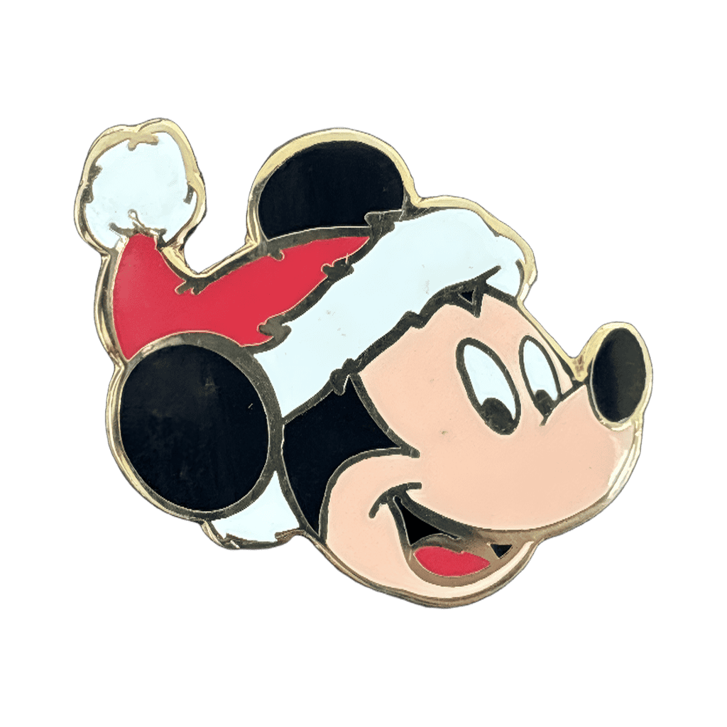 Santa Mickey Head Disney pin