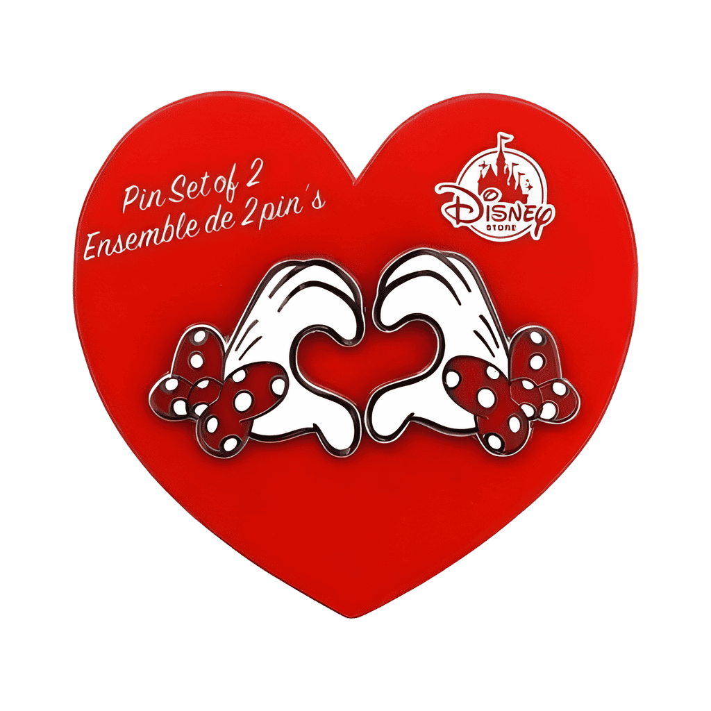 Minnie Mouse Hand Heart Set Disney pin