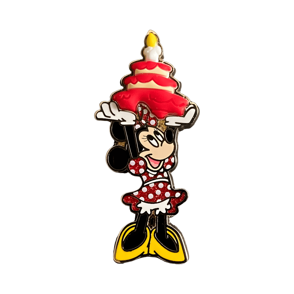 Minnie Mouse with Free-D Cake Disney pin