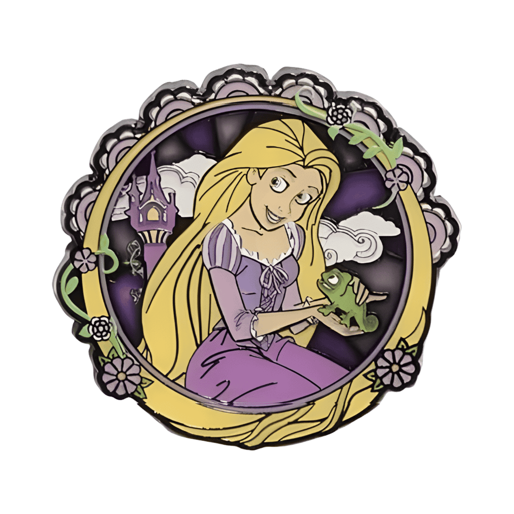 Rapunzel with Pascal Disney pin