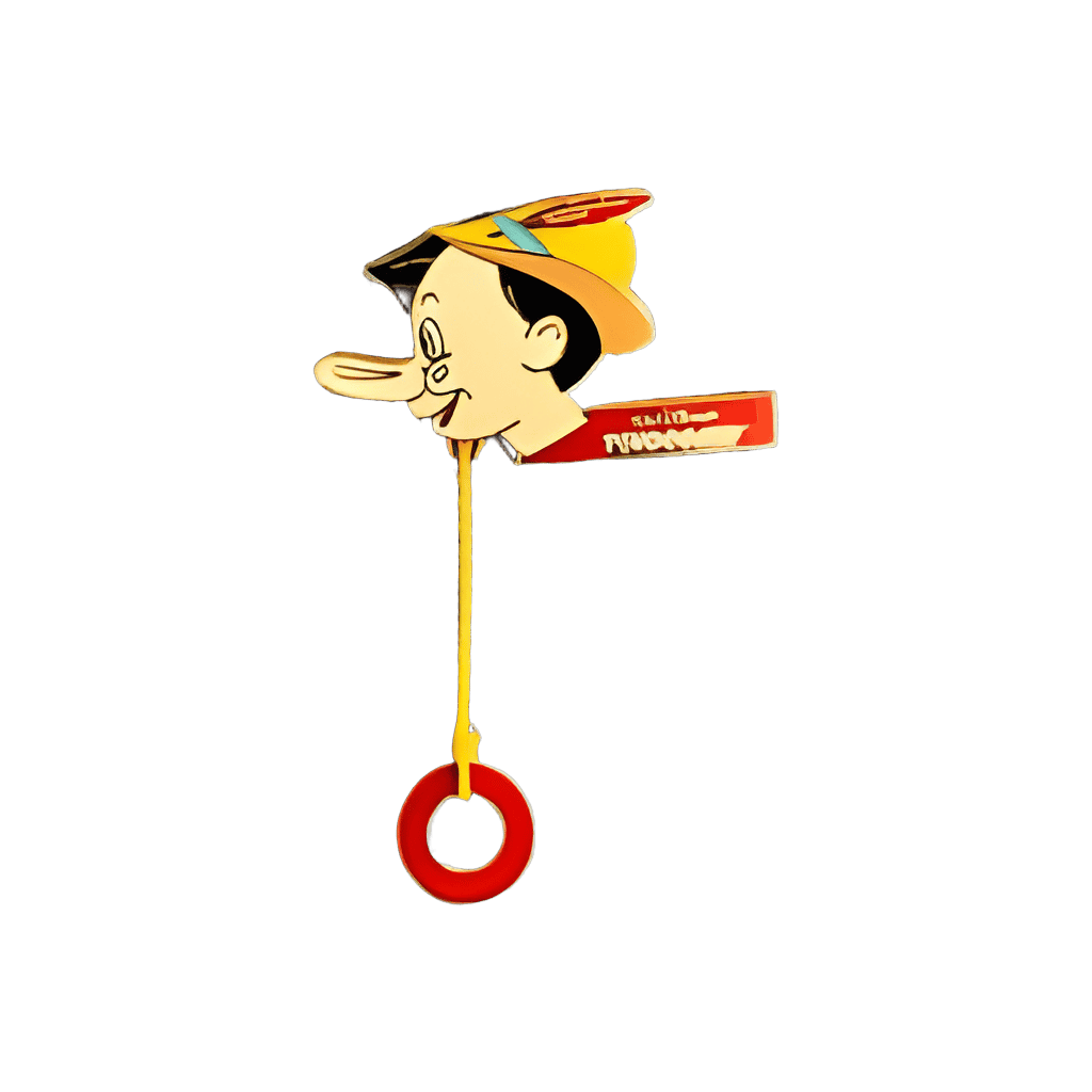 January 2004 - Pinocchio Ring Toss Disney pin
