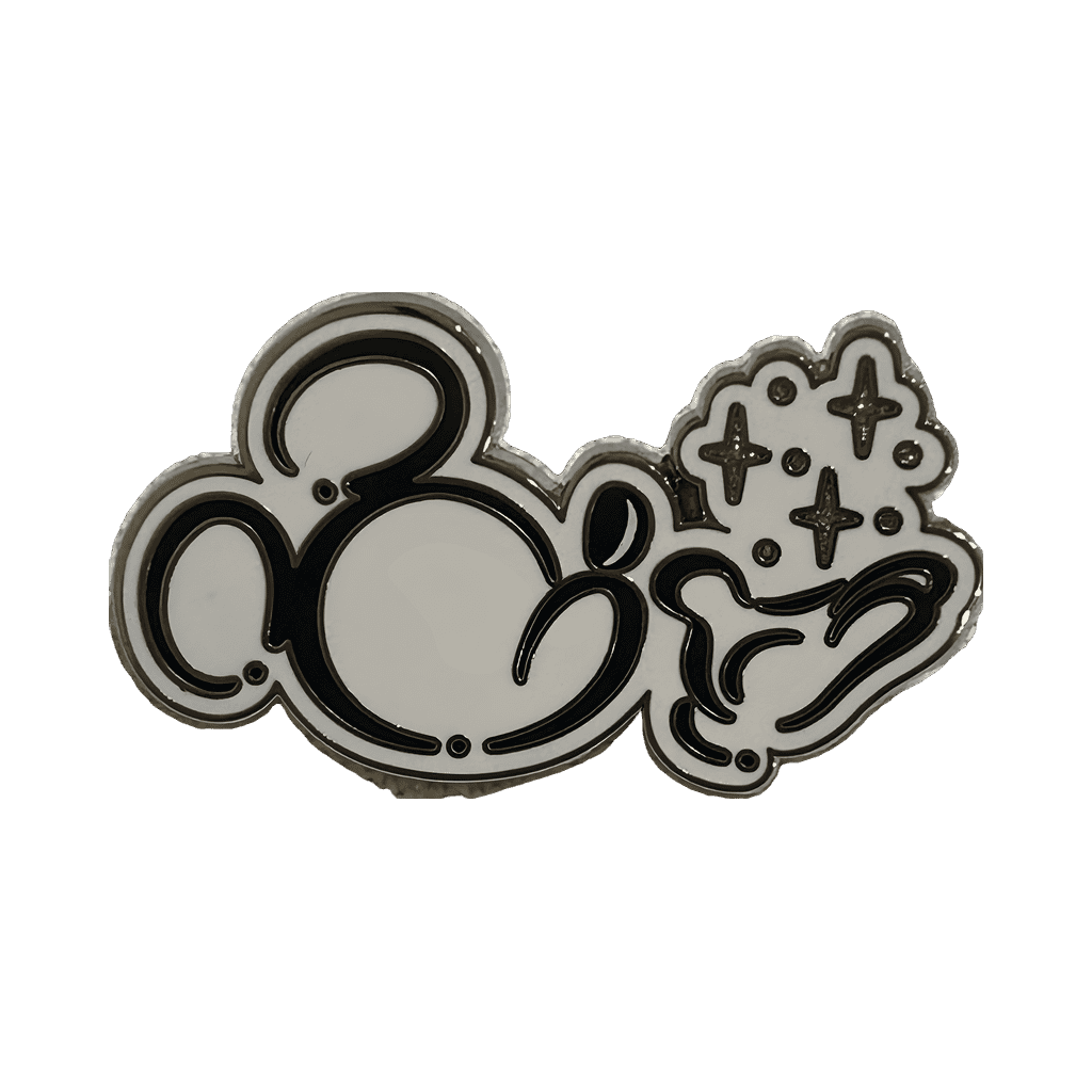 Mickey Silhouette (White) - Disney Live Entertainment Disney pin