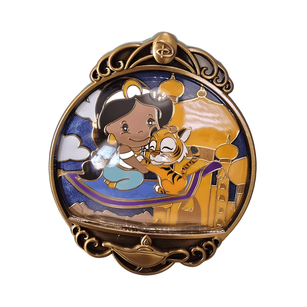 Jasmine and Rajah Disney pin