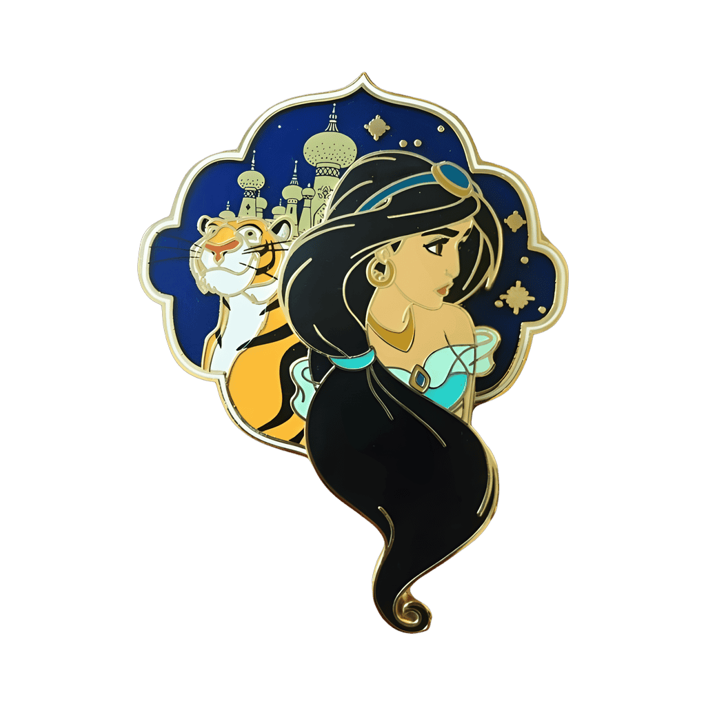 Jasmine and Rajah Disney pin