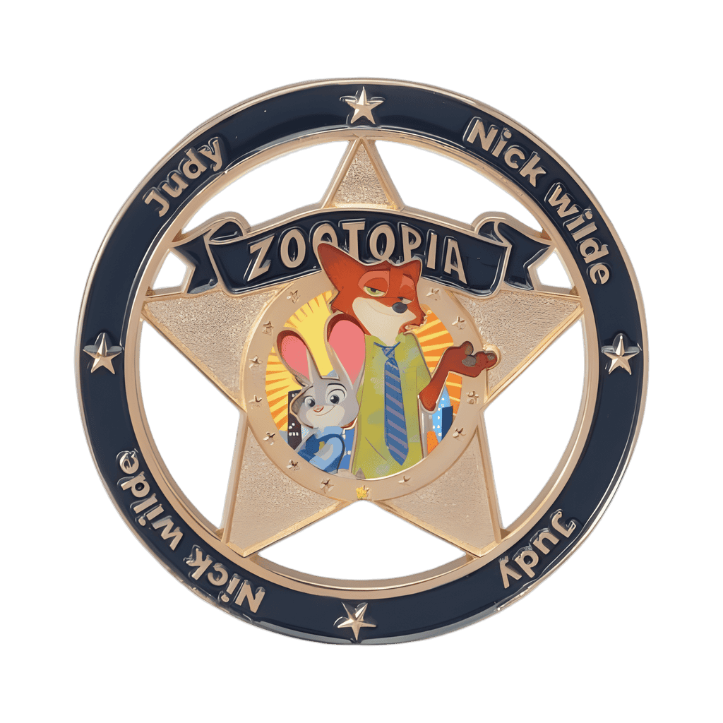Nick and Judy Star Disney pin