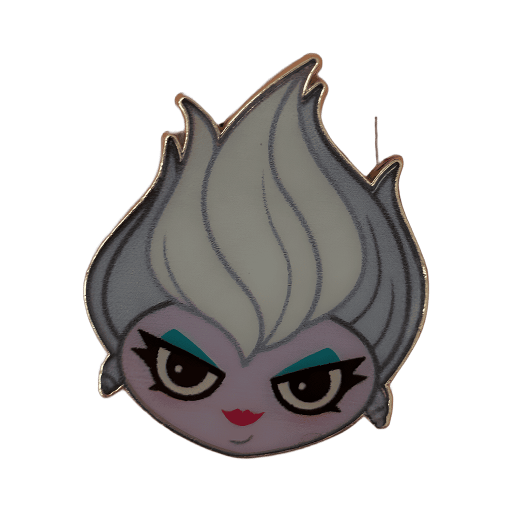 Cute Villain Heads - Ursula Disney pin