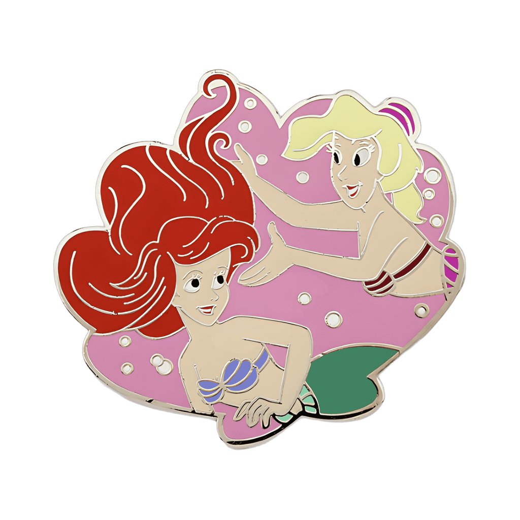 Ariel and Arista Disney pin