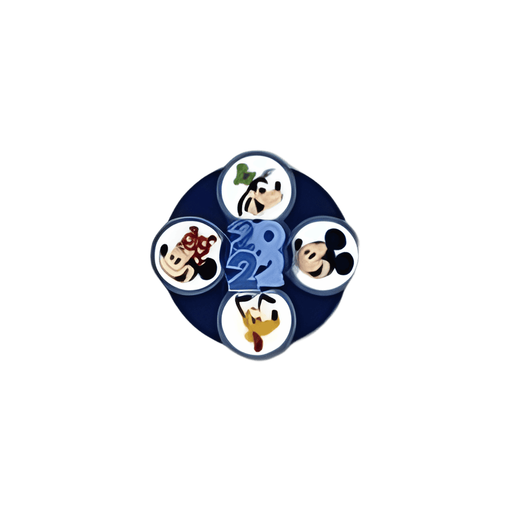 Mickey and Friends Dated Spinner Disney pin
