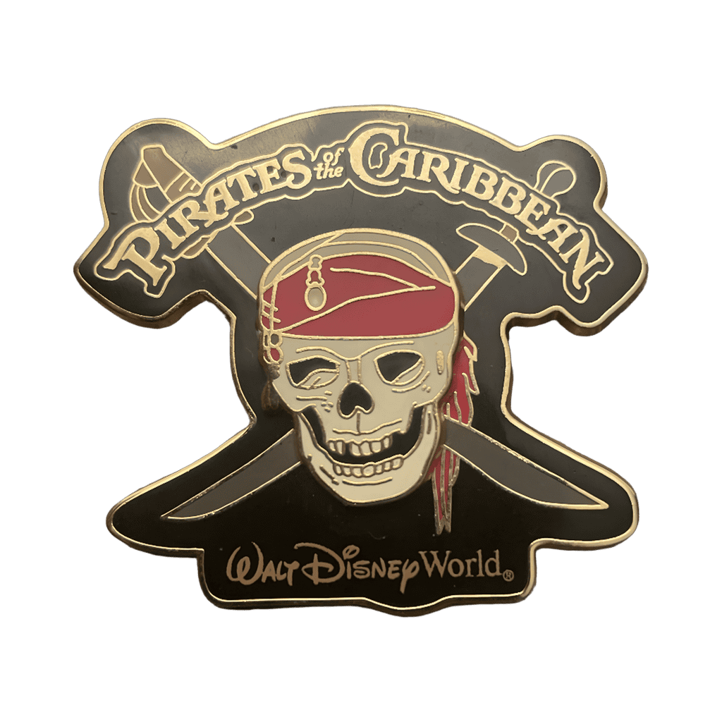Skull and Swords Disney pin