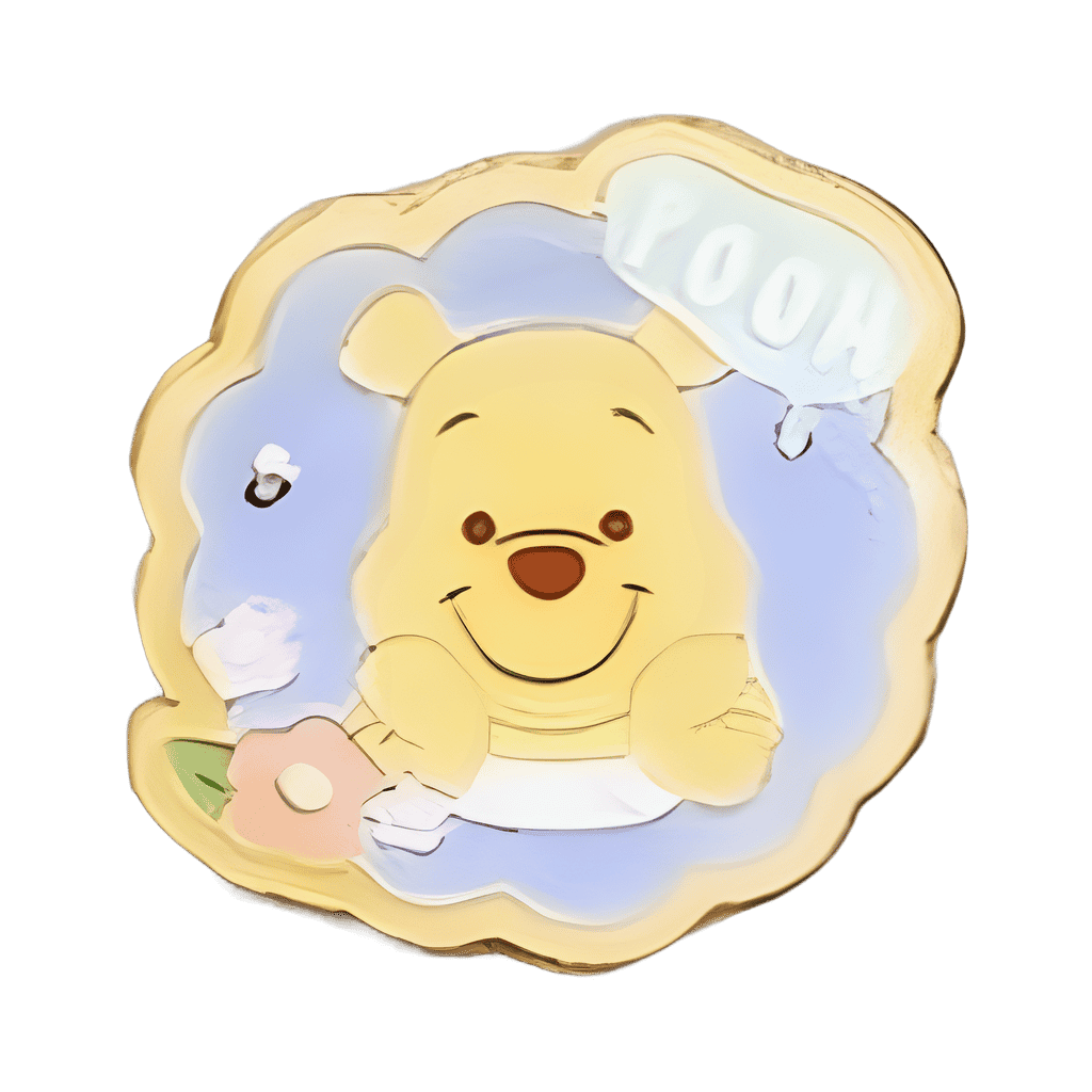 Smiling Pooh Disney pin
