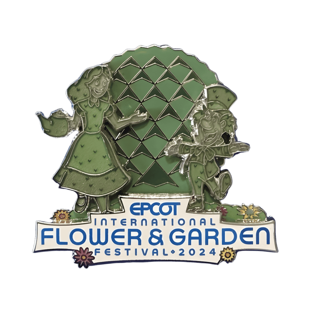 Alice in Wonderland Topiary Disney pin