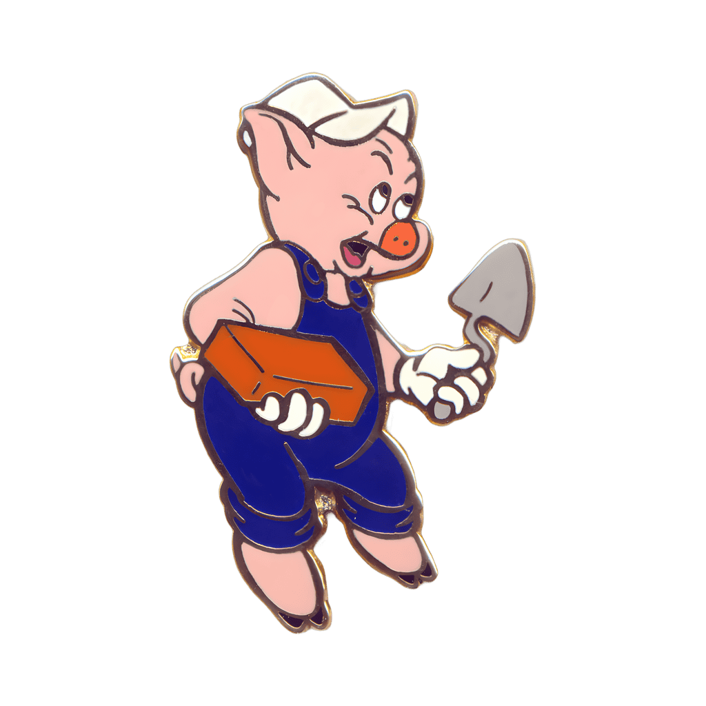 2003 Practical Pig Disney pin