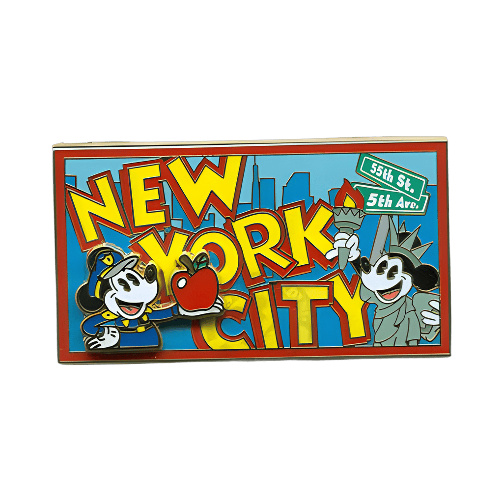 Police Officer Mickey and Lady Liberty Minnie Disney pin