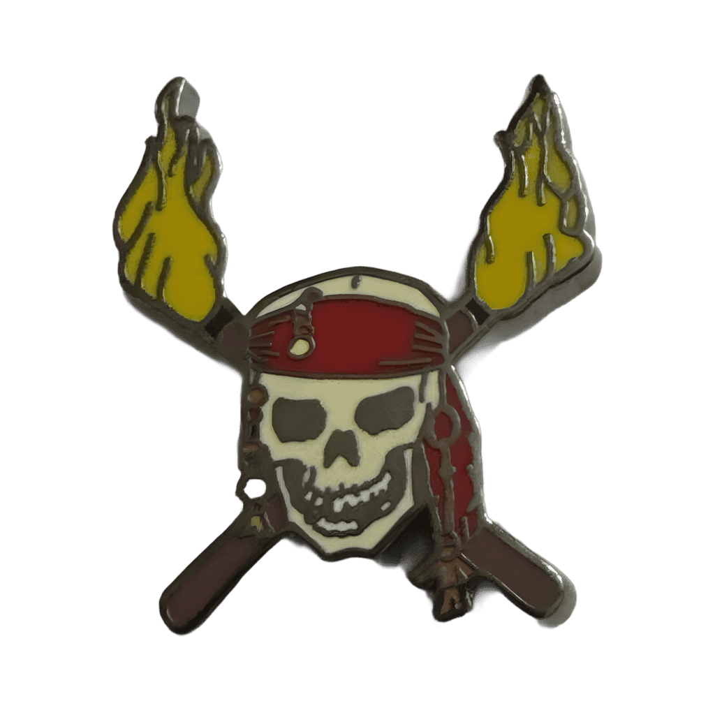 2 Pin Set - Skull Logo Disney pin