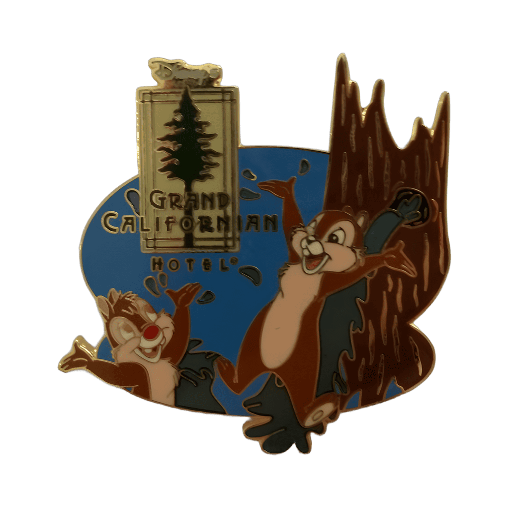 Chip and Dale with Tree Disney pin
