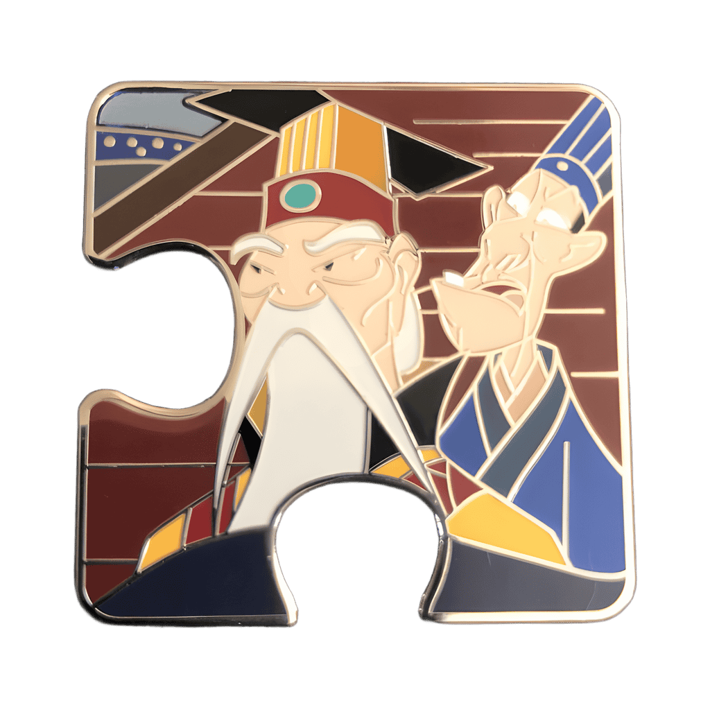The Emperor and chi-Fu Disney pin