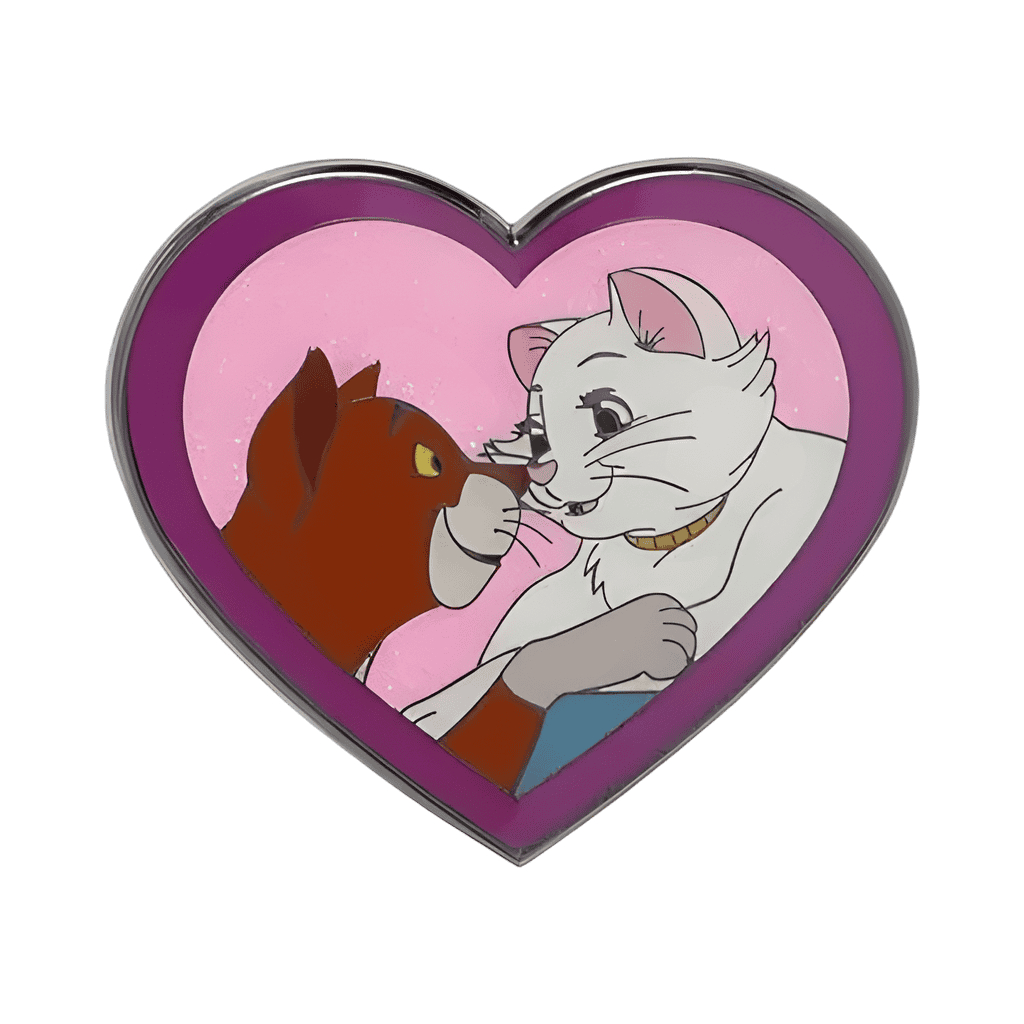 Duchess and O’Malley in a Purple Heart Disney pin