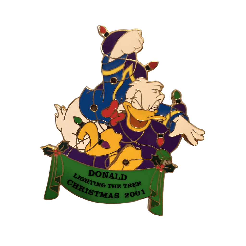 Donald Duck - Lighting the Tree Disney pin