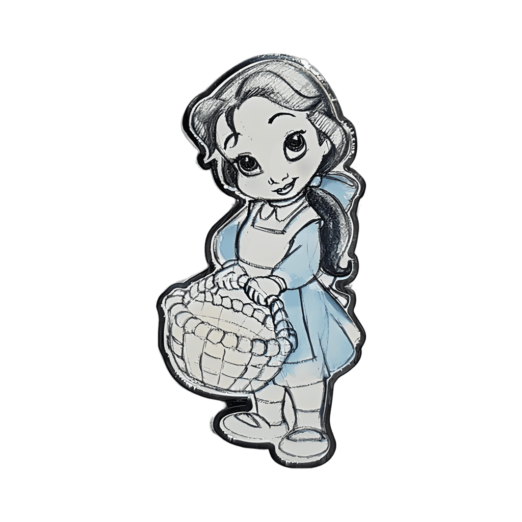 Series 1 — Belle Holding Basket Disney pin