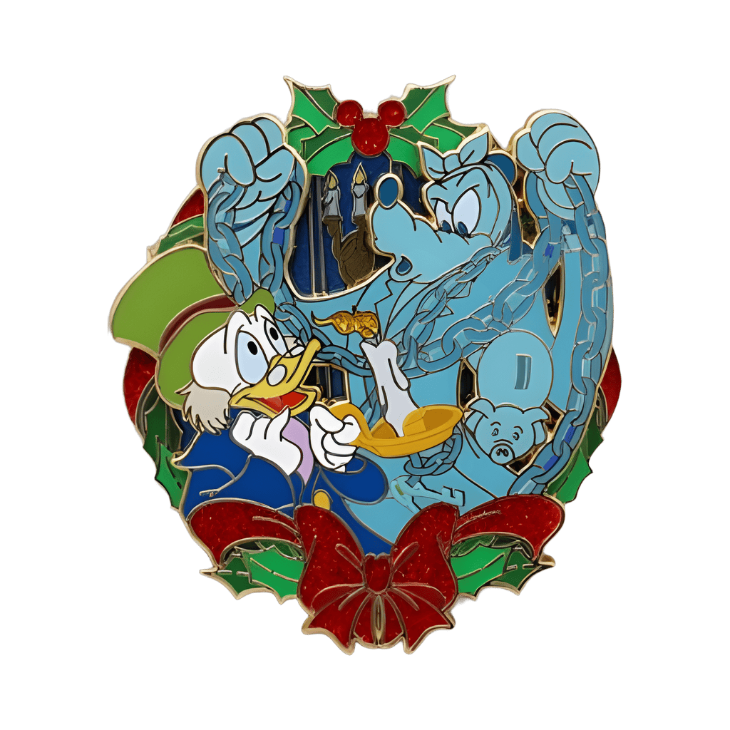 Scrooge and Jacob Marley Disney pin