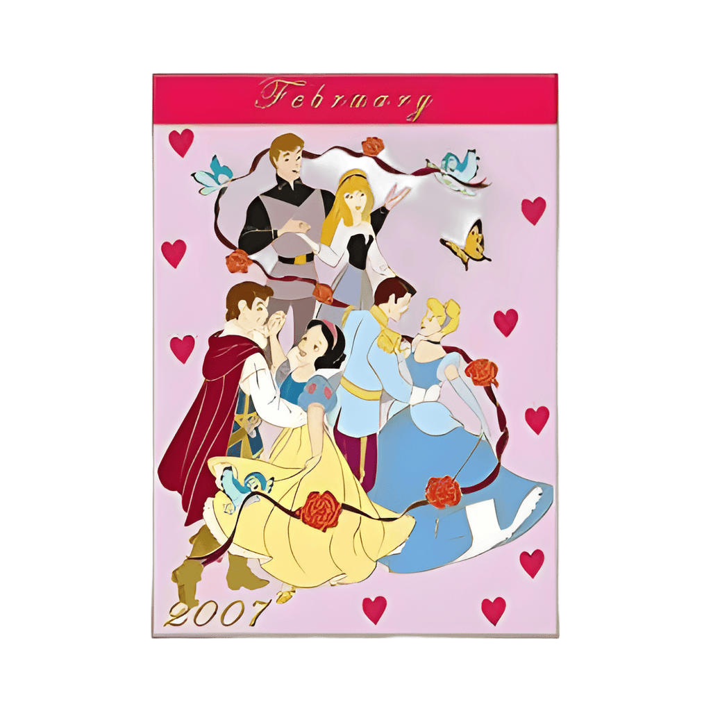 February - Princes and Princesses Disney pin