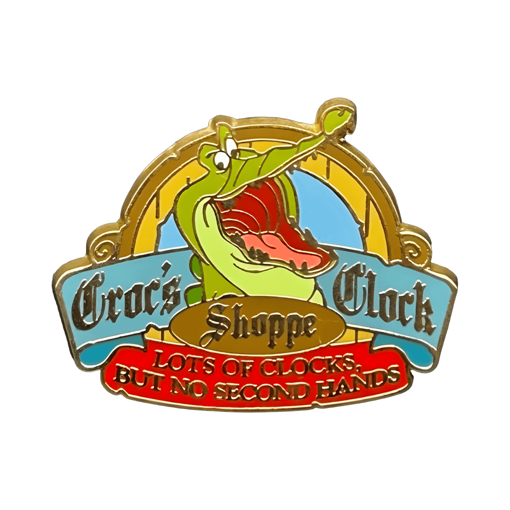 Croc’s Clock Shoppe - Lots of Clocks but no Second Hands Disney pin