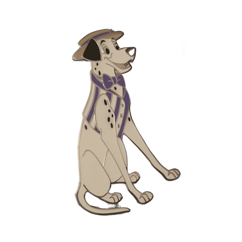 Pongo as Dapper Dan in Purple Disney pin