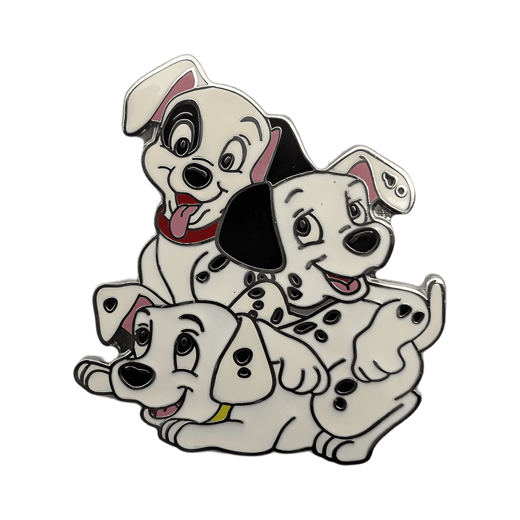 Puppy Pile (Red, Blue, and Yellow Collars) Disney pin