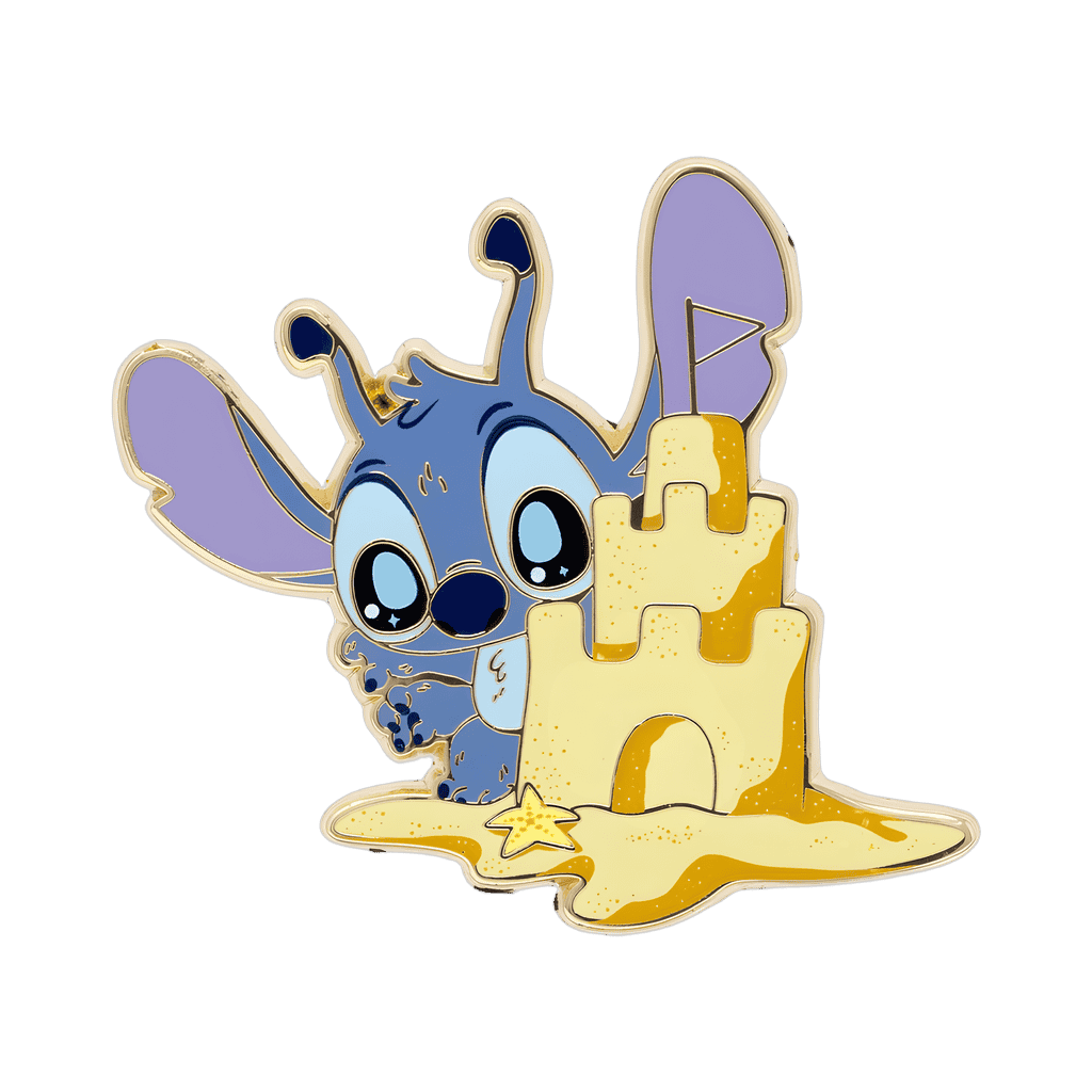 Stitch Sandcastle Disney pin