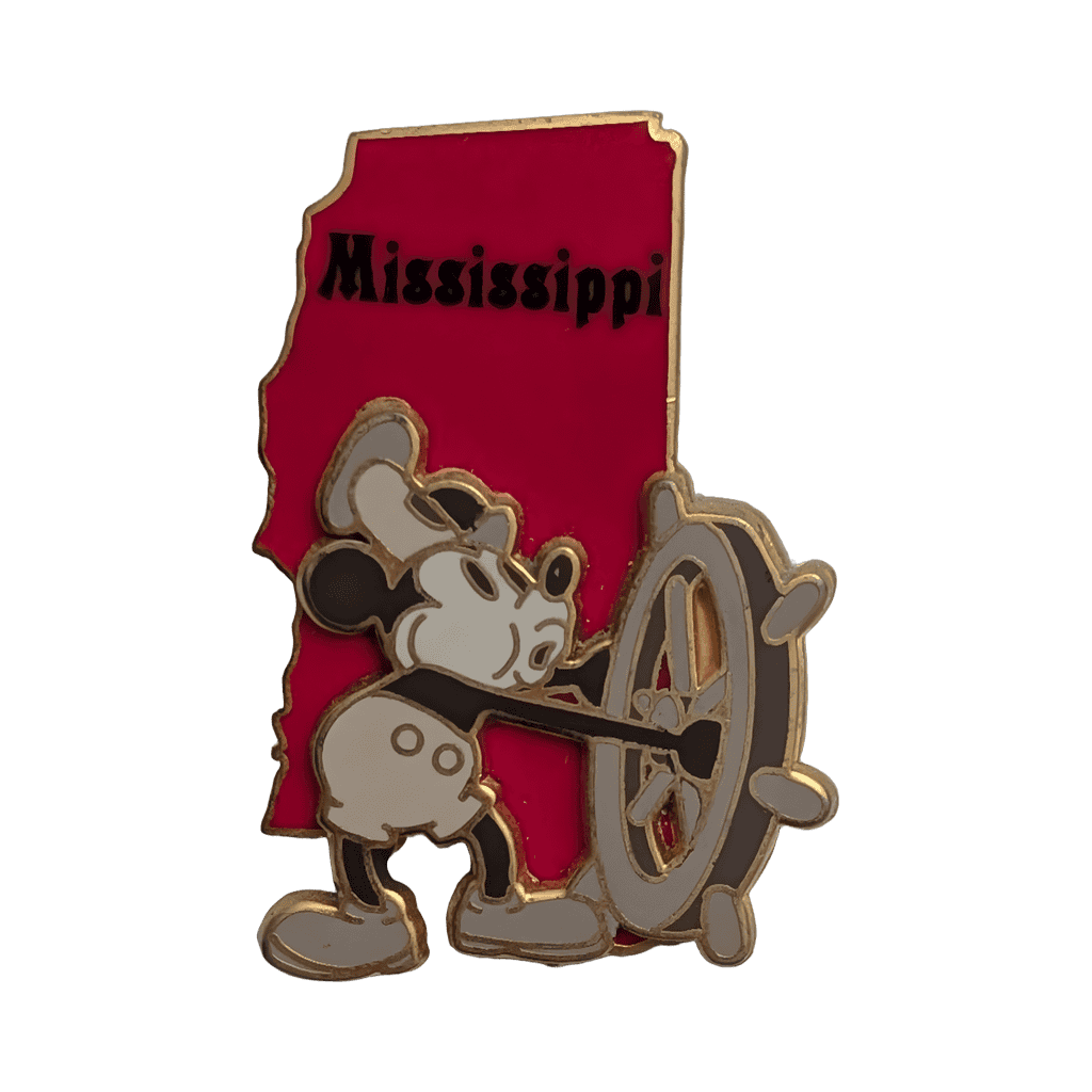 Mississippi - Steamboat Willie Disney pin