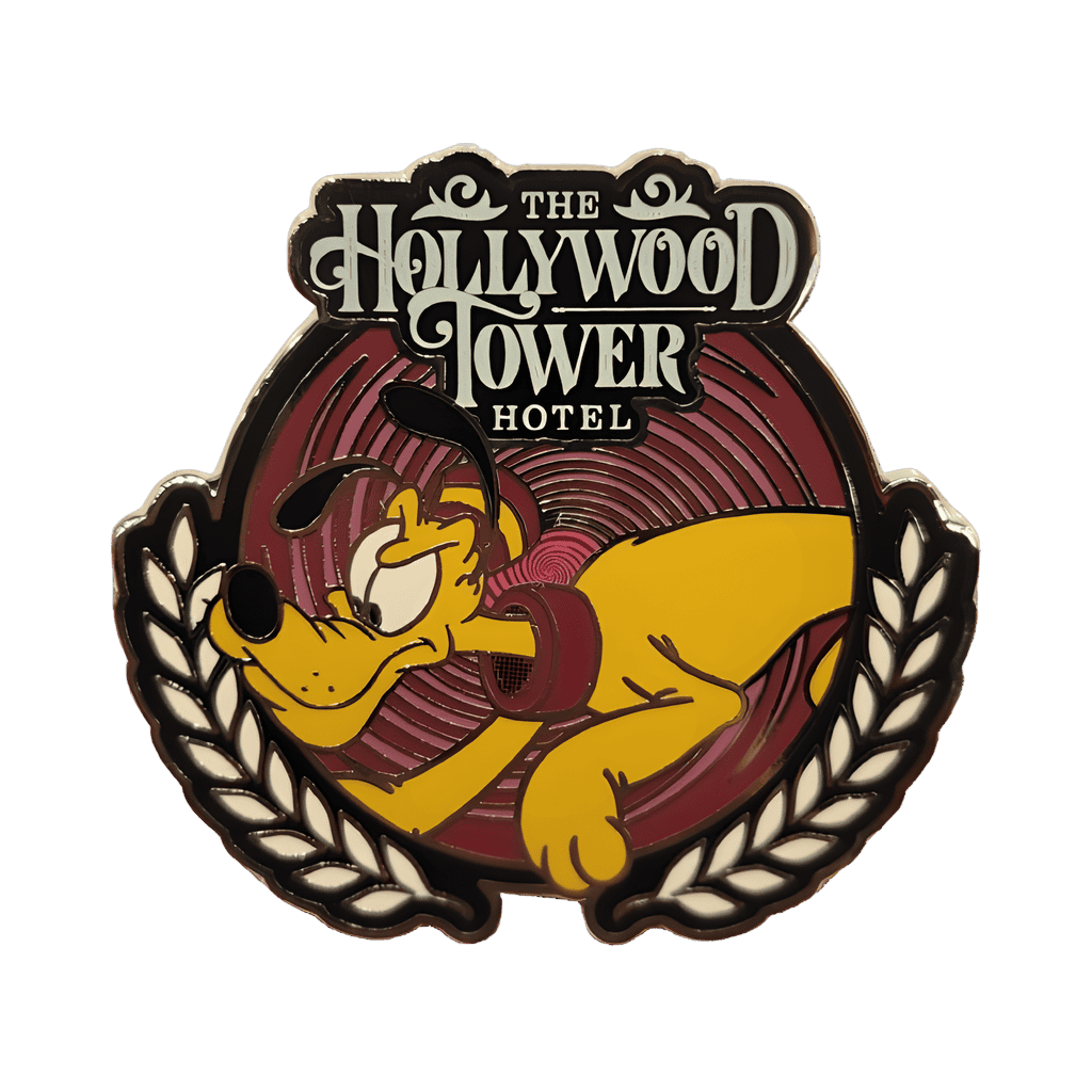 The Hollywood Tower Hotel - Pluto Disney pin