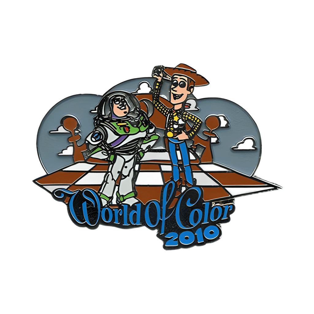 World of Color 2010 - Buzz Lightyear and Woody Disney pin