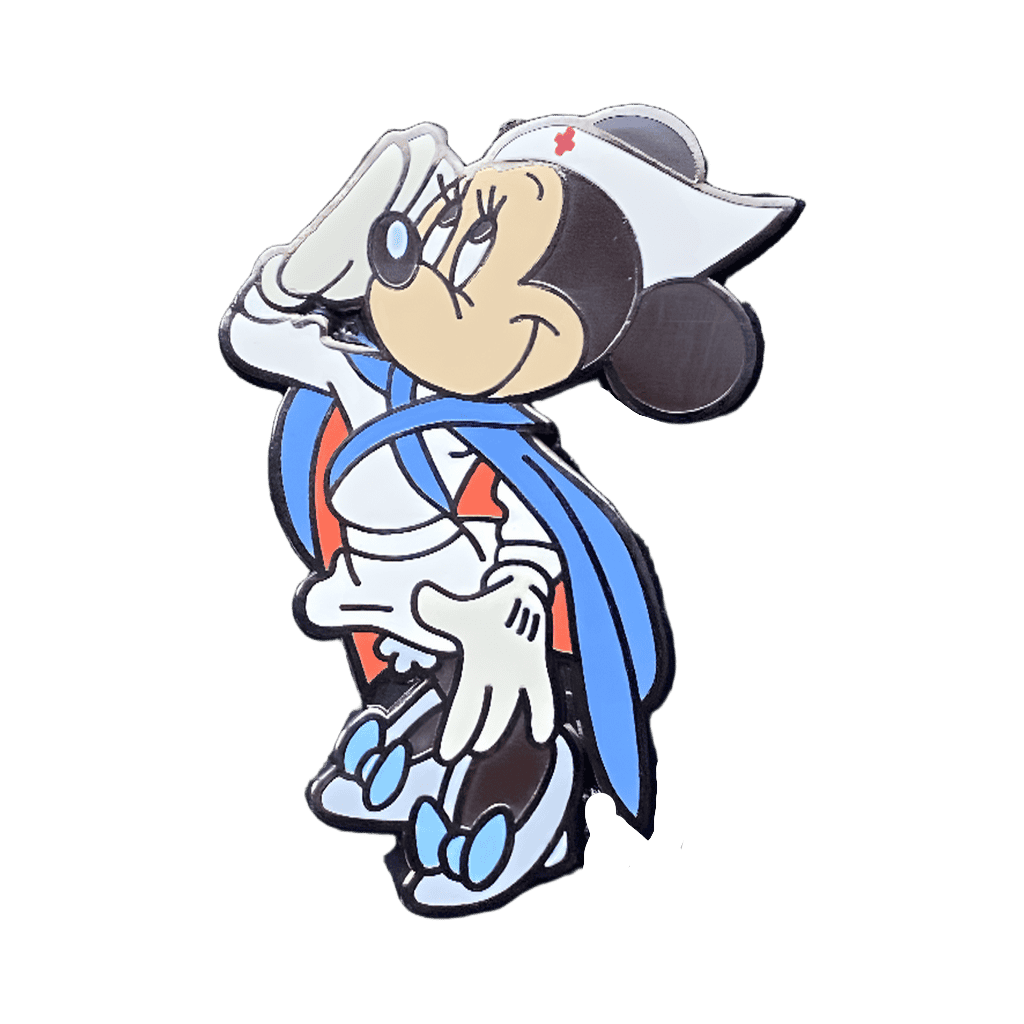Nurse Minnie Saluting Disney pin