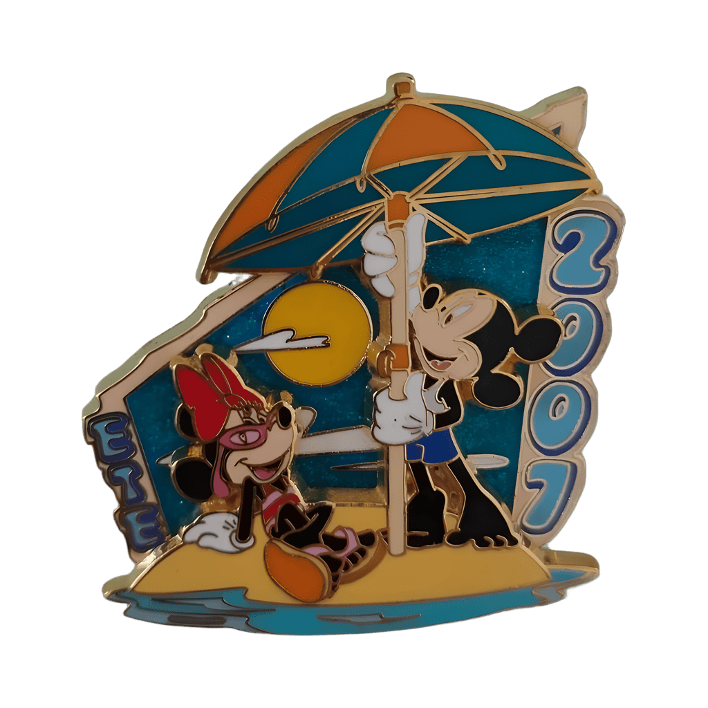 Été 2007 Mickey and Minnie Disney pin