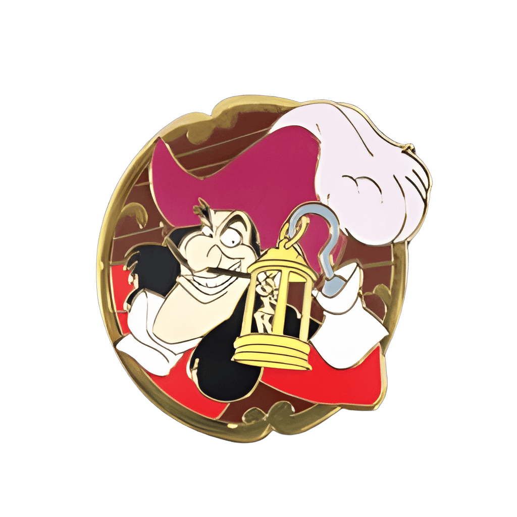Captain Hook and Tinker Bell Trapped in a Lantern Disney pin