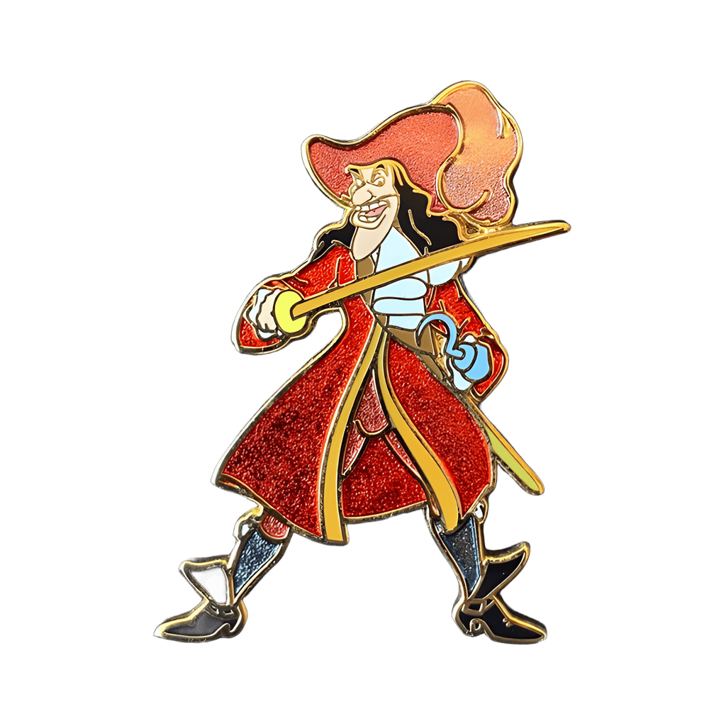 Captain Hook Disney pin