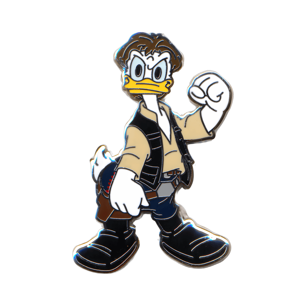 Donald Duck as Han Solo Disney pin