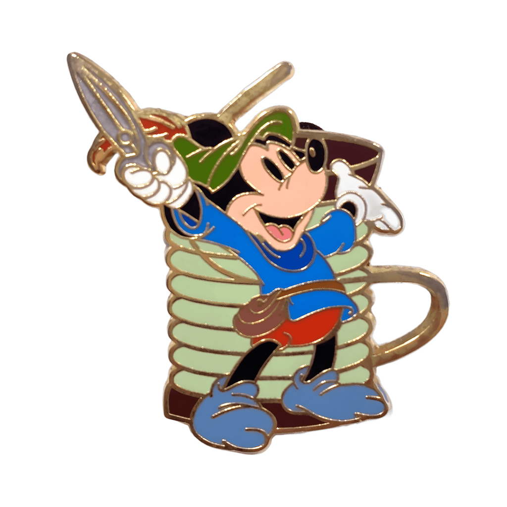 Mickey - Brave Little Tailor - Spool of Thread and Scissors Disney pin