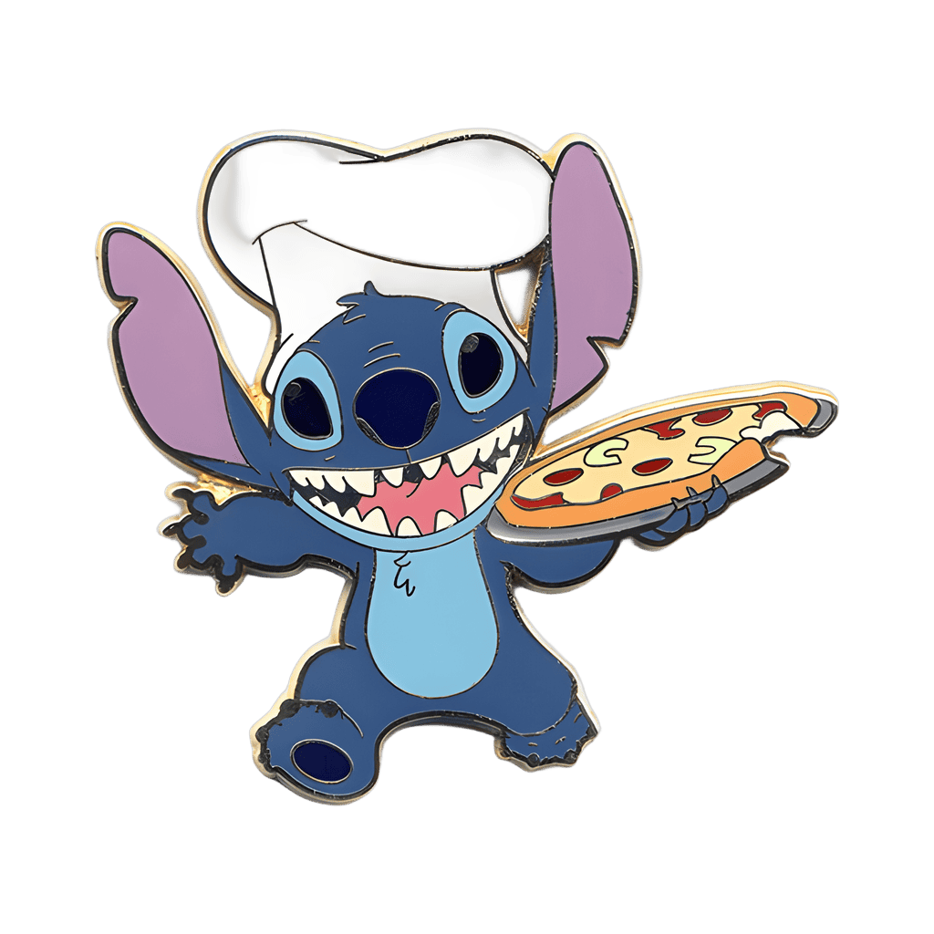 Pizza Chef Stitch Disney pin