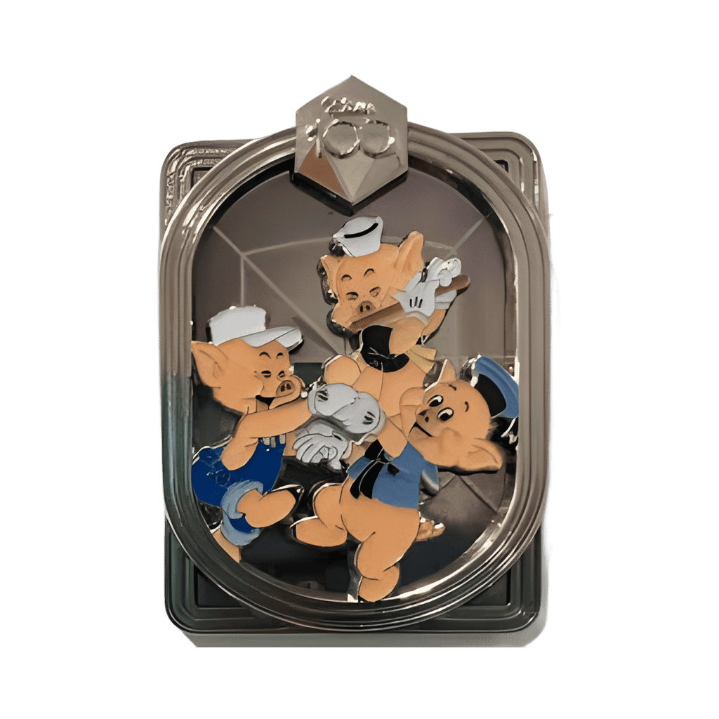 Three Little Pigs Disney pin