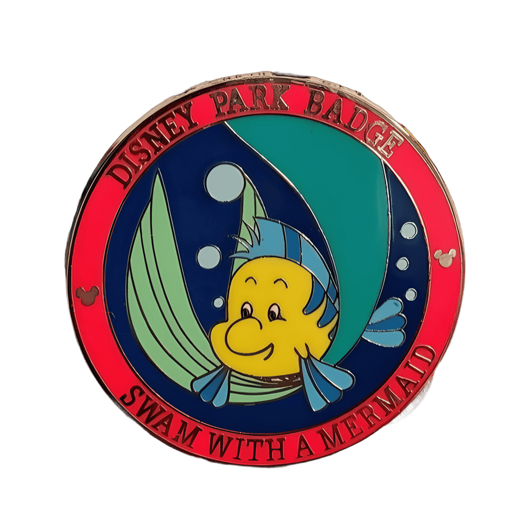 Swam With A Mermaid Disney pin