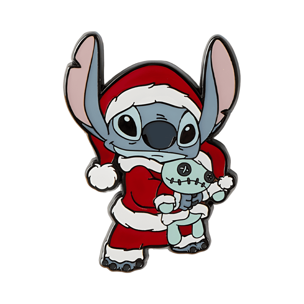 Santa Stitch Disney pin