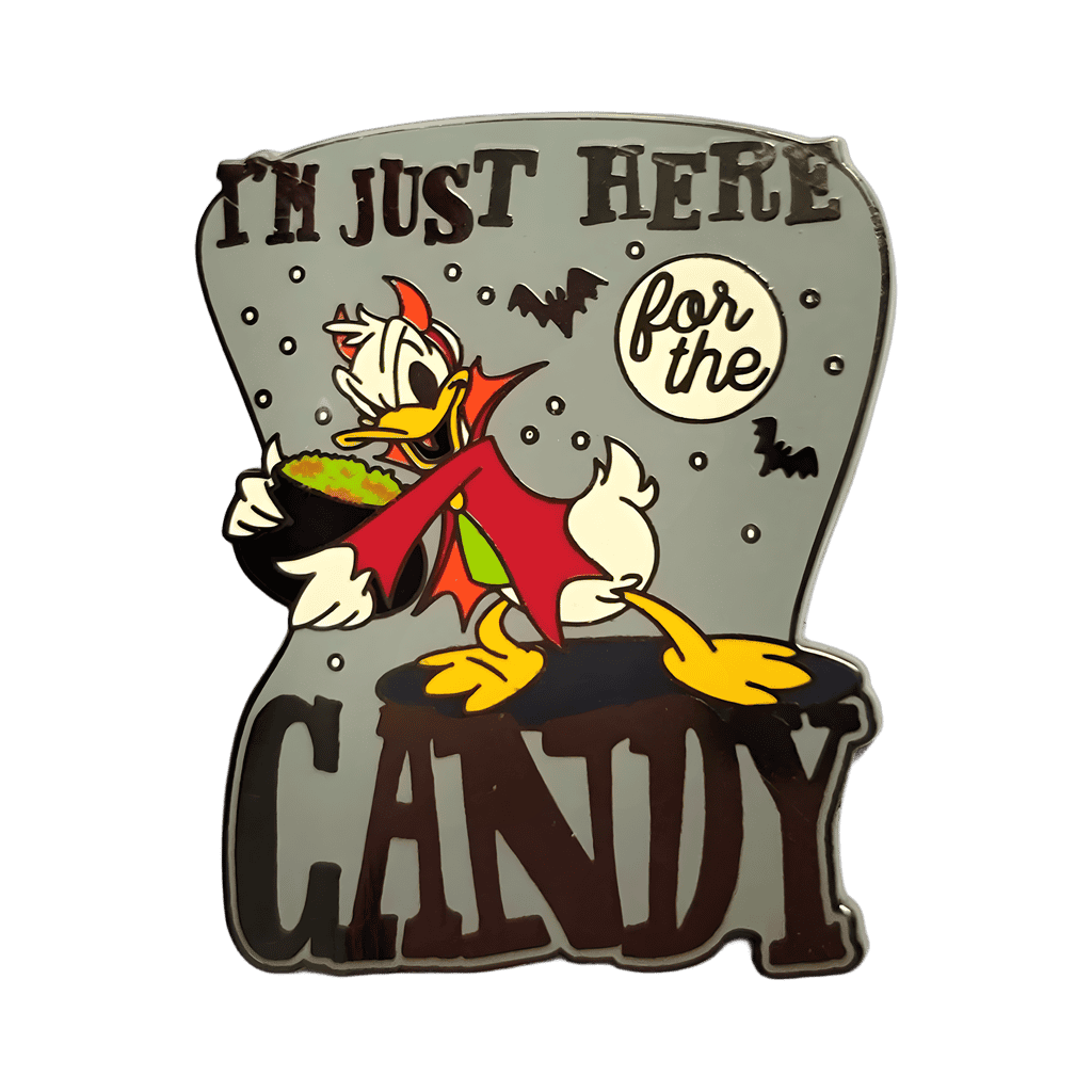 Donald Duck - I'm Just Here for the Candy Disney pin