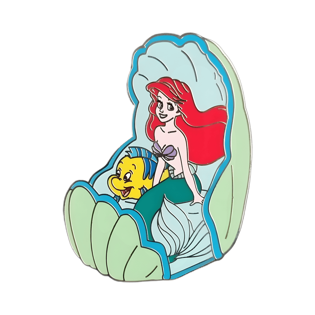 Ariel with Flounder Disney pin