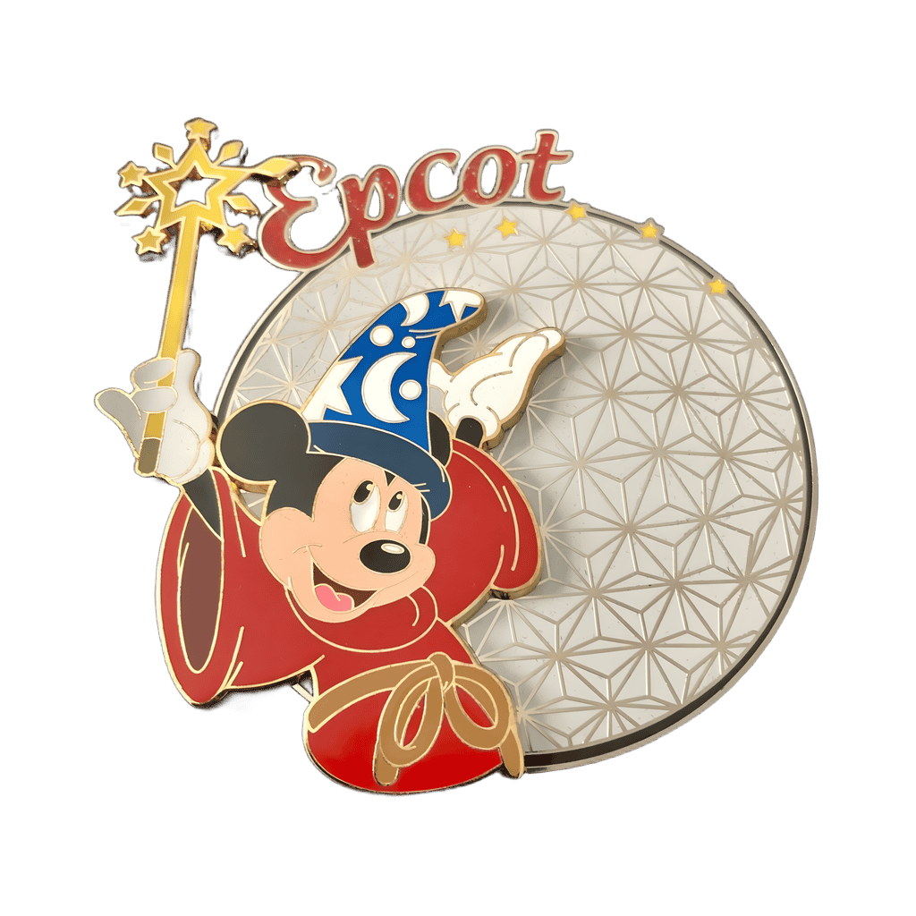 Jumbo EPCOT with Sorcerer Mickey Disney pin
