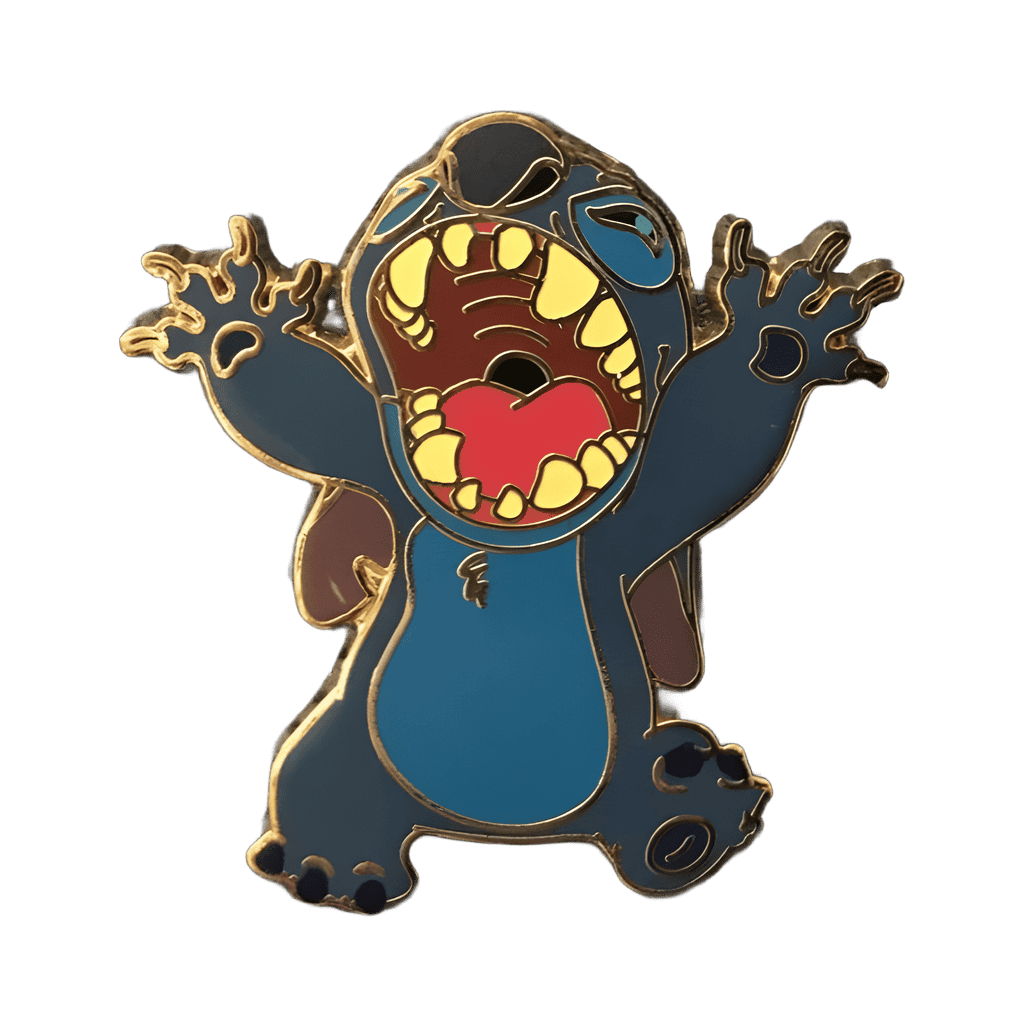 Angry Stitch Disney pin