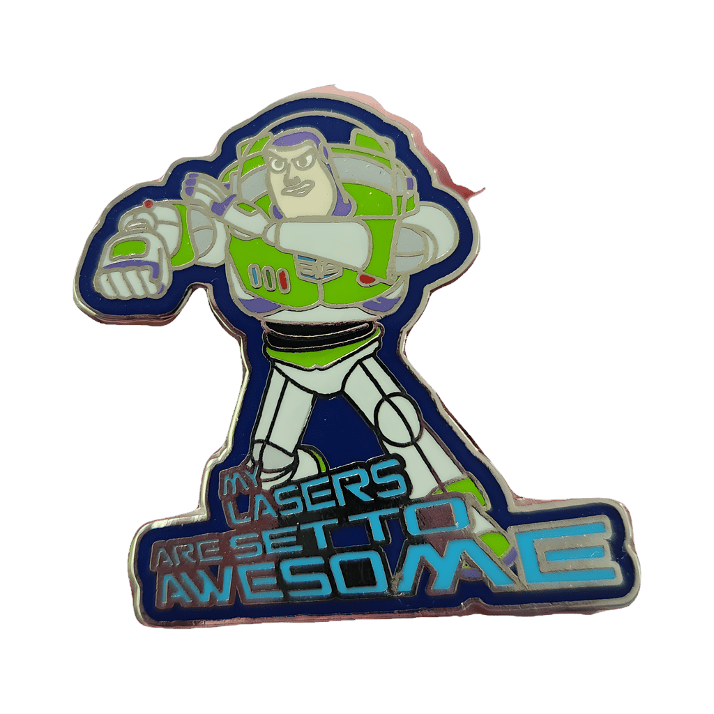 Buzz Lightyear- My lasers are set to awesome Disney pin