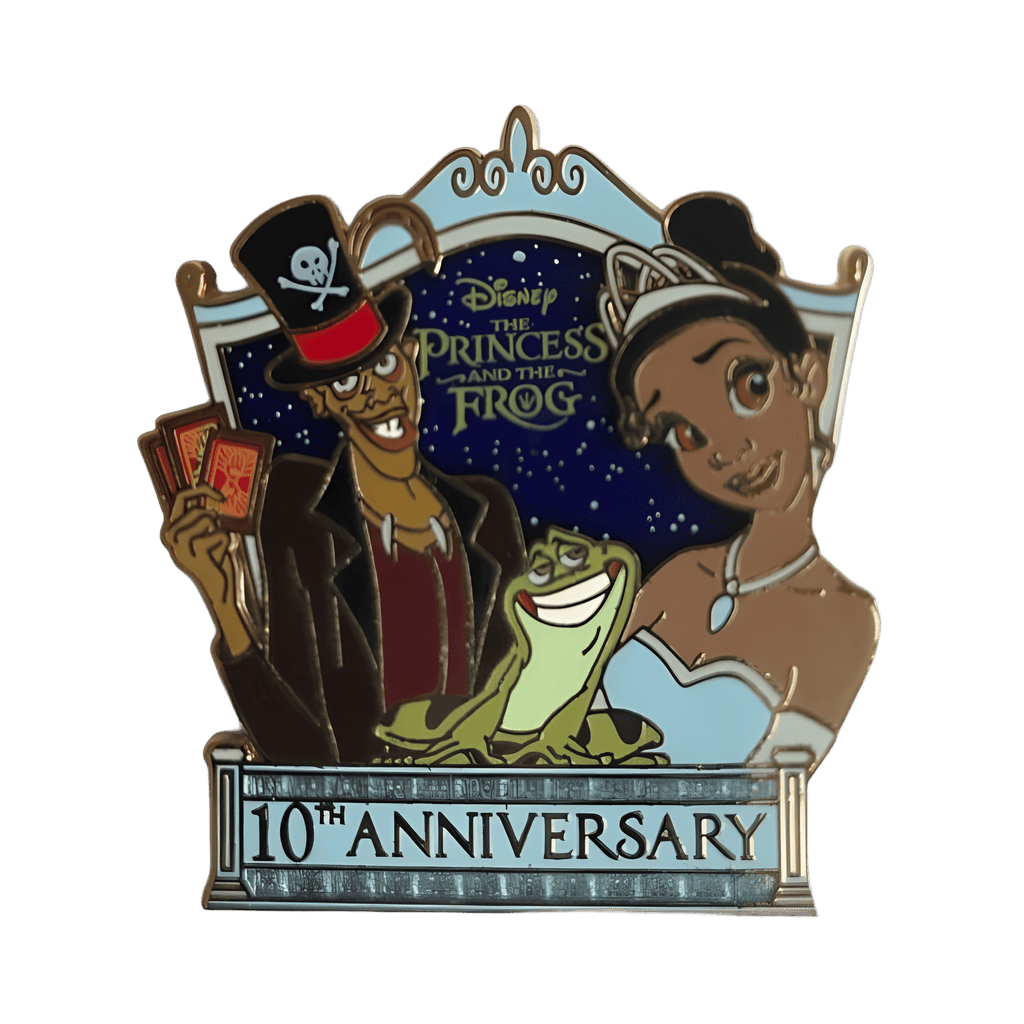 The Princess and the Frog 10th Anniversary Disney pin