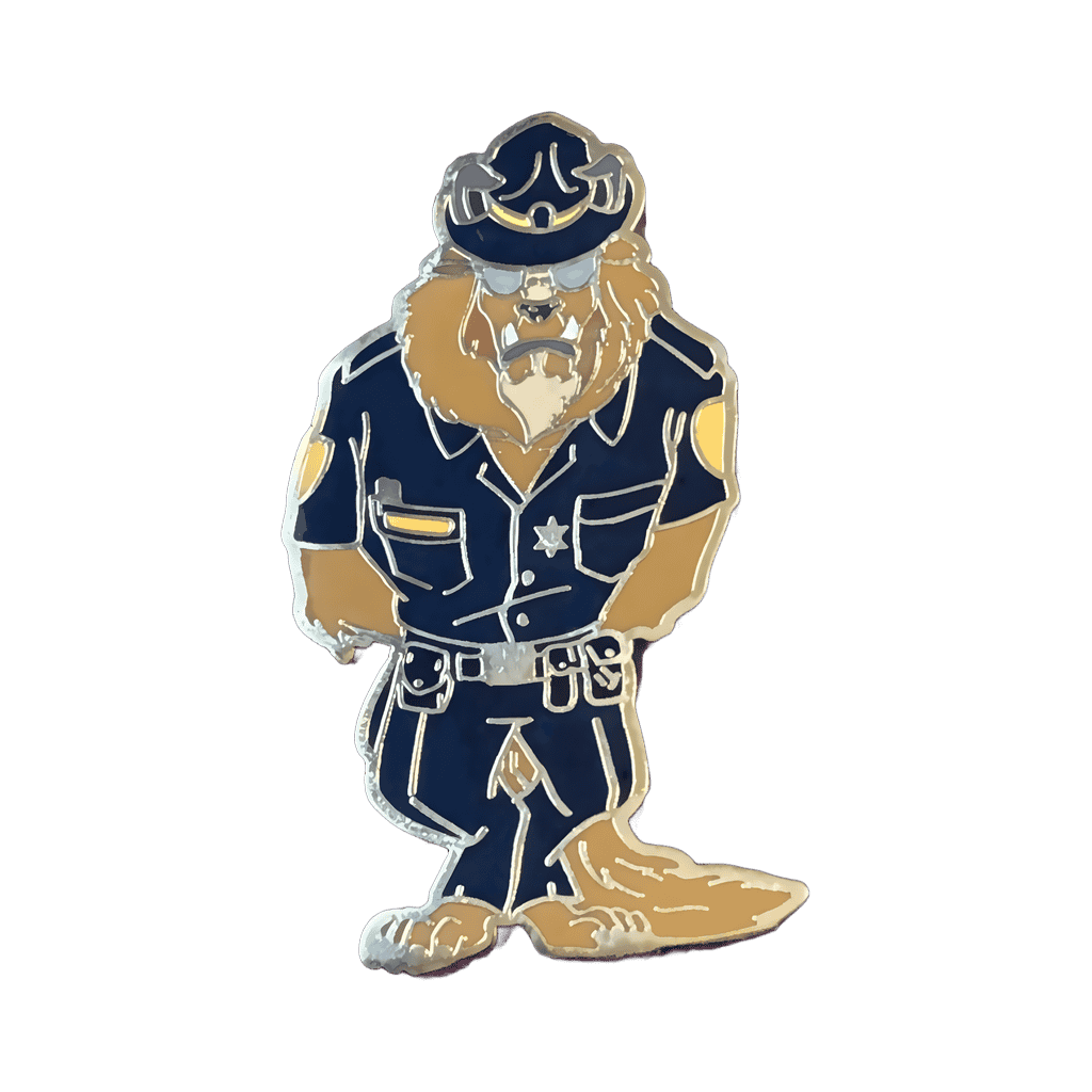 The Beast as a State Trooper Disney pin