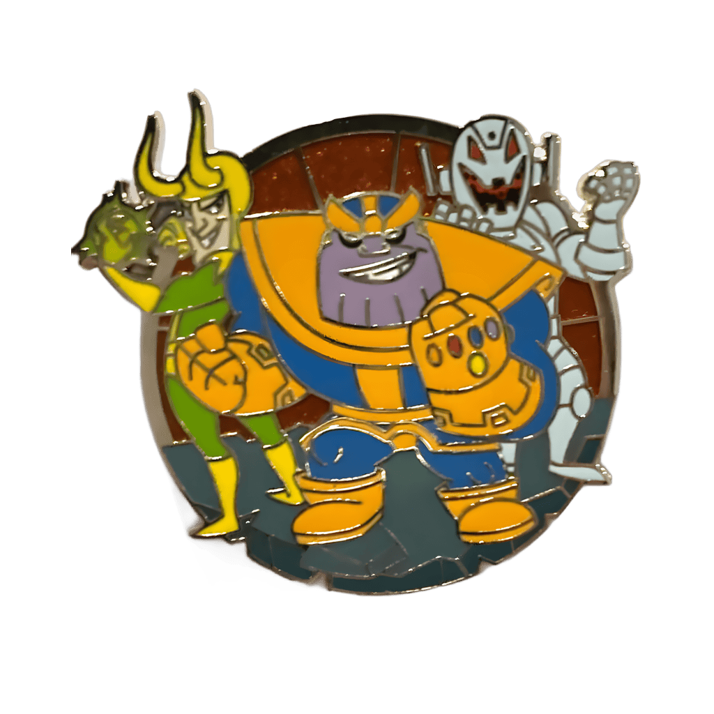 Family Cluster-Thanos, Loki and Ultron Disney pin